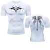 Kompressionsshirt Joggen Training Elastisch Herren Laufshirt Schnelltrocknend Fitness Sportbekleidung Fitnessstudio Sport Kurzarm Atmungsaktive Oberteile