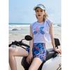 Split Swimsuit, High-end Three-piece Set, Conservative New Summer Hot Spring, Covering Meat and Showing Thinness, Pure Ins Swimsuit