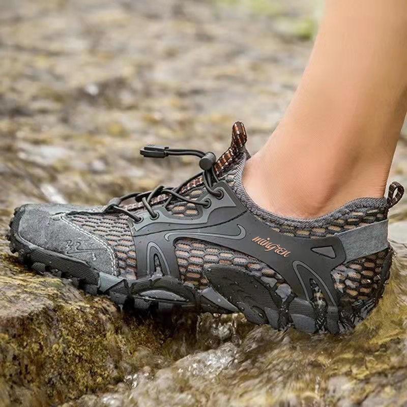 Summer sports outdoor casual mesh shoes casual breathable mesh shoes hiking shoes soft-soled shoes