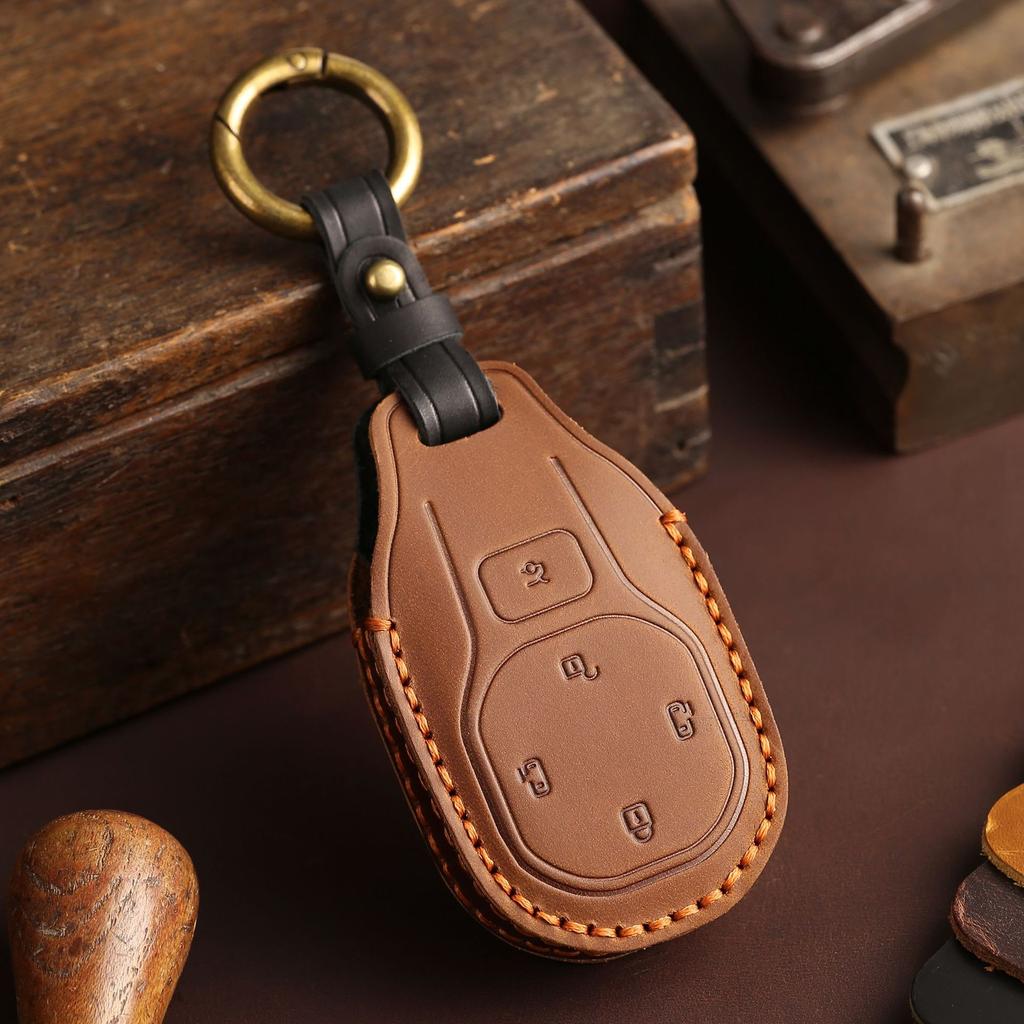 Gac Trumpchi E8 Key Set Legendary E8 Leather E8Max High-End Car Bag Modified Shell Men'S And Women'S Buckle