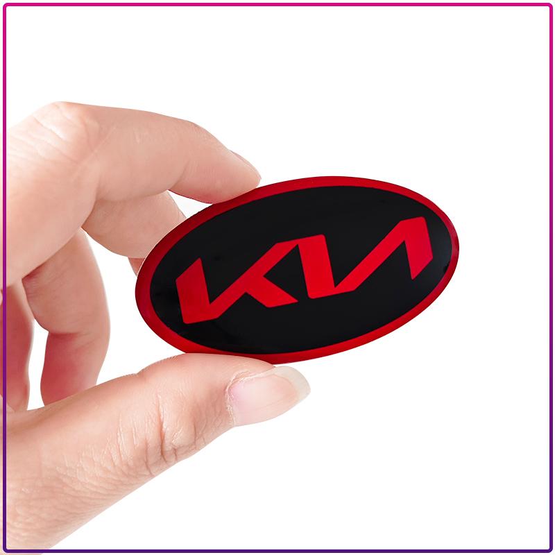 1Pcs Steering Wheel Sticker Badge for KIA Sportage Ceed Rio 3 4 K2 K3 K4 K5 K6 K7 K8 Picanto Sorento Optima Cerato Soul Auto Styling Decoration