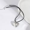 Loves Heart Clavicle Chain Women Girls Velvets Rope Necklace Party Birthday Gift