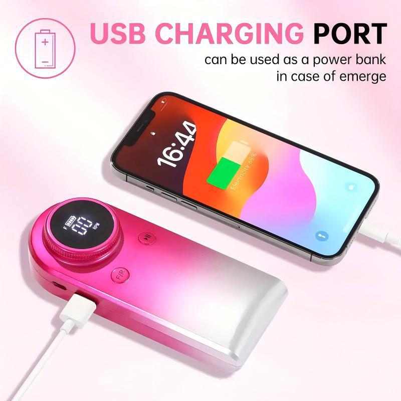 June 2025 Portable MS-901 Rechargeable Nail Drill for Professional High-Speed Nail Removal