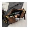 Ielgy Large-Capacity Bag Contrast Color Shoulder Messenger Bag Retro High-End Ladies Pillow Bag