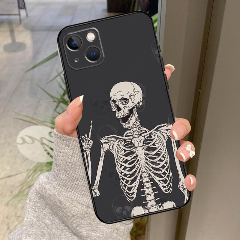 

Медицинский чехол-скелет для iPhone 17 Pro Max 16 15 13 12 11 14 Pro Max Plus 13 12 Mini 16e 17 Air Задняя крышка iPhone 17 Pro