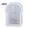 Beginners Crafting Molds Jesus Candle Silicone Mold, DIY Angel Buddha Skeleton Holy Family Reusable Casting Figurine Gypsum Cement Clay Epoxy