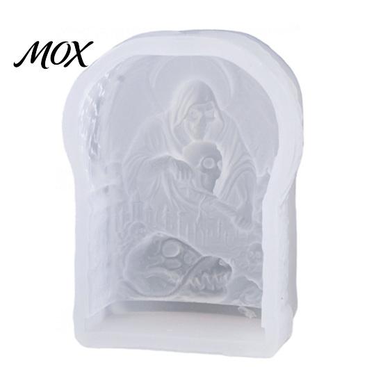 Beginners Crafting Molds Jesus Candle Silicone Mold, DIY Angel Buddha Skeleton Holy Family Reusable Casting Figurine Gypsum Cement Clay Epoxy