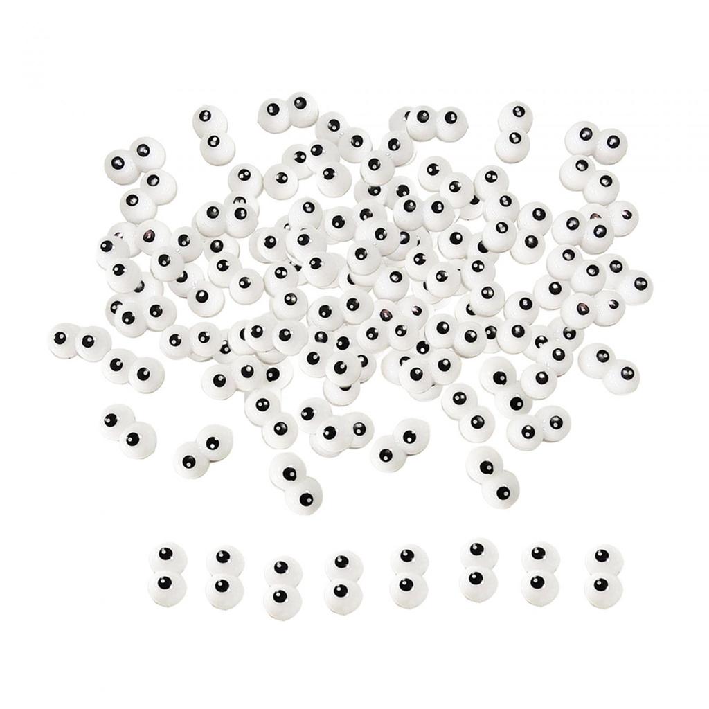 100 Pieces Siamese Eye Accessories Projects Plush Doll Accessory Supplies DIY Eyeballs Cartoon Sewing Doll Playset Accessories