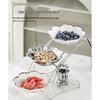 Light Luxury Tiered Ceramic Fruit Plate