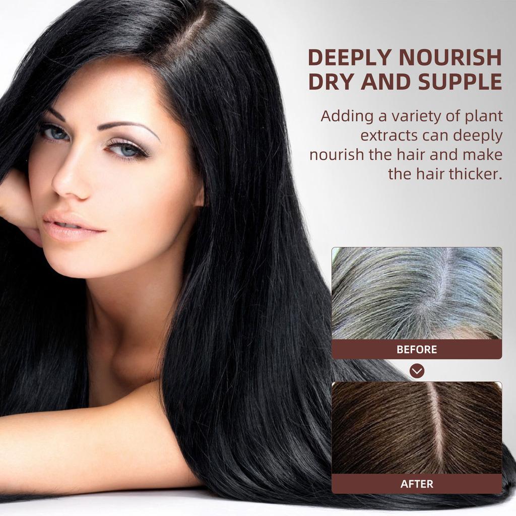 EELHOE Hair Shampoo Polygonum Ginger Essence Hair Darkening Shampoo Soap Natural Organic Gray Reverse Hair Cleansing 1pc