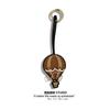 Brown Hot Air Balloon Leather Bag Charm Backpack Pendant High-End Handmade Keychain Cute