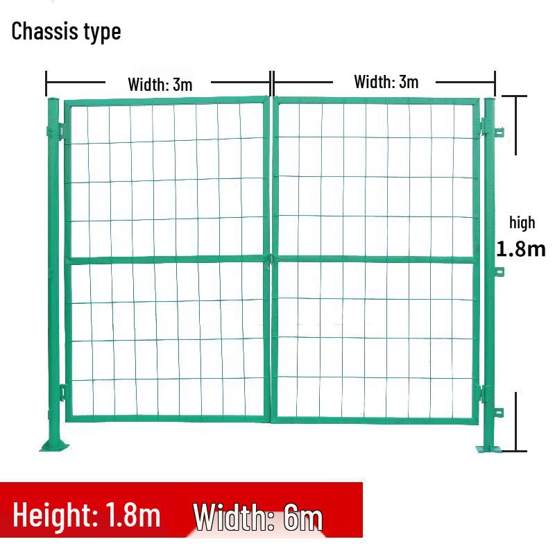 Anti-Theft Mesh Iron Door for Orchard and Courtyard Fence