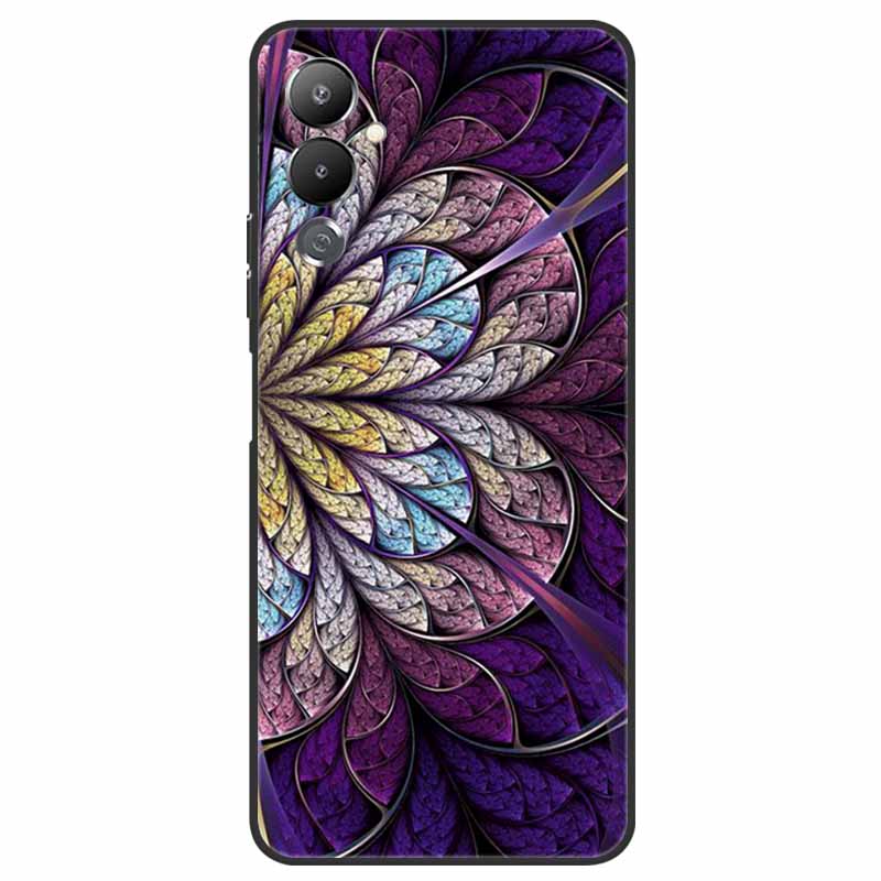 For Tecno Pova 4 Case LG7n Lovely Fashion TPU Silicone Cover for Tecno Pova 4 Phone Cases Pova4 Shockproof Soft Shell Funda Cute