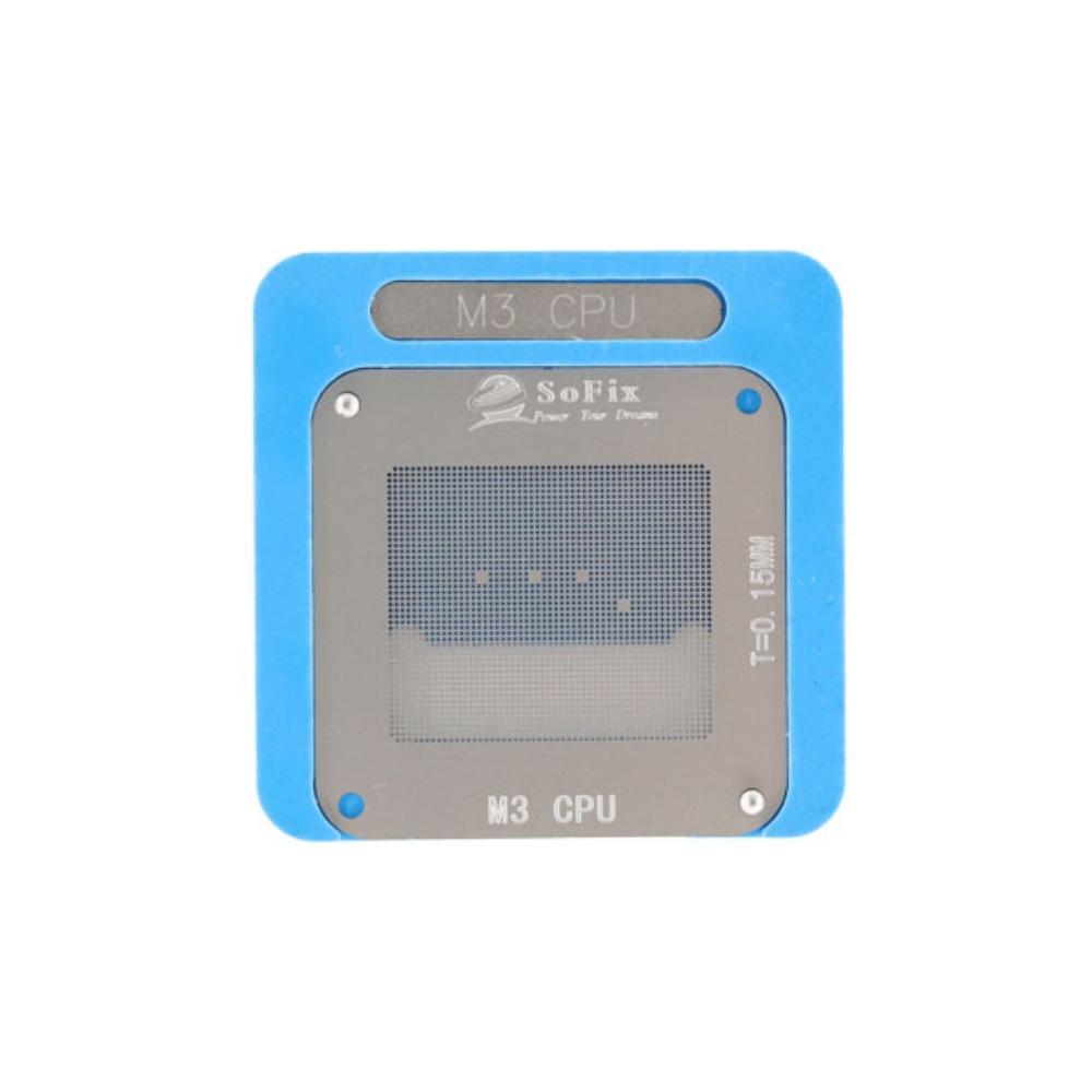 Sofix Upgrade M4 M2 Pro CPU Reballing Jig with Stencil BGA Reballing Kit Logic Board BGA reballing Magnetic Stencil for Macbook