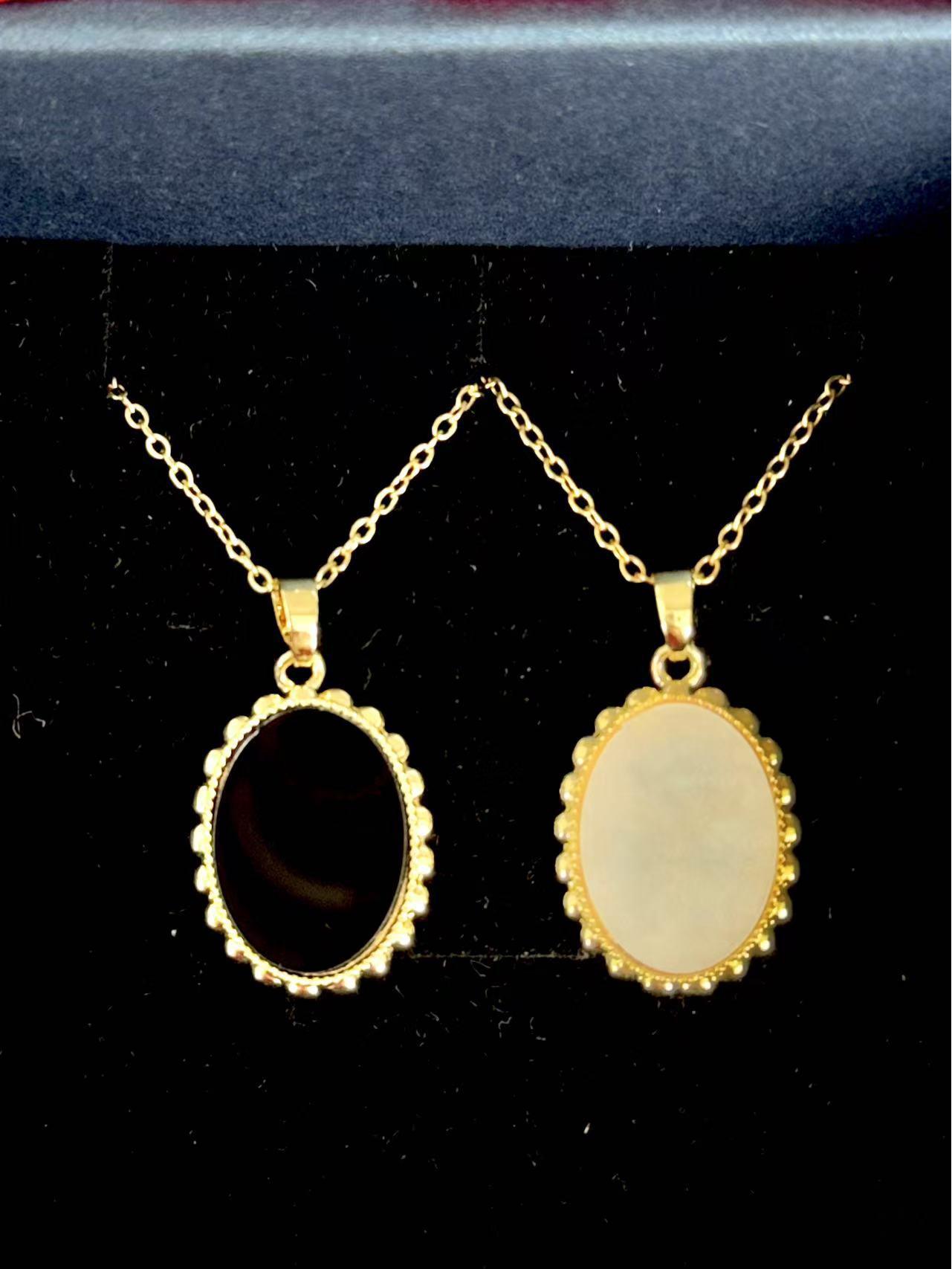 Ретро-стиль INS Многоцветный циркон Французское персиковое сердце Ожерелье с бриллиантами и титановой нержавеющей сталью