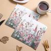 20Pcs/pack 33x33cm Flower Printed Paper Disposable Table Dinner Napkin Tissues Wedding Party Decoration