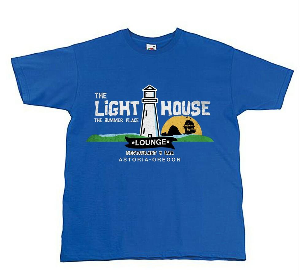 Goonies Inspired Light House Lounge T-shirt Retro 80s Film Movie Tee Shirts L