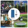 Słupki do trampoliny z piankowymi rękawami 4 sekcje Słupki zamienne do trampoliny