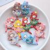 10 Pcs New Kawaii Resin Cartoon Ballet Girl Resin Scrapbook Diy Jewelry Children Gift Hairpin Accessorie