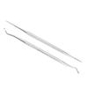 2pcs Ingrown Toenail File Lifter Professional Double Sided Stainless Steel Ingrown Toenail Cleaner Tool
