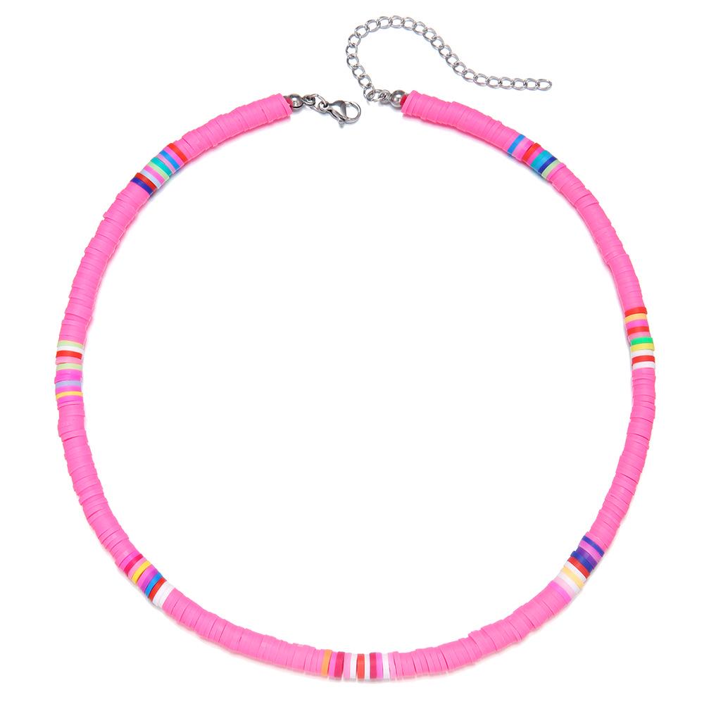 Håndlaget Fargerikt Perlekjede - Europeisk og Amerikansk Sommer Strandstil Kragekjede Choker for Kvinner.