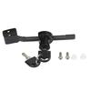 Punch Sliding Glass Door Lock for 12mm Thick Glass Clamp Zinc Alloy No Drilling Installation Luminous Positioning Feature