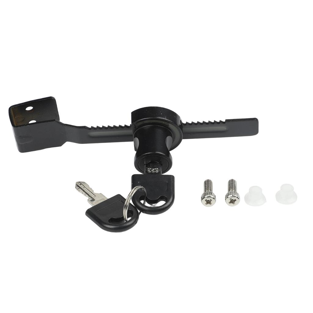 Punch Sliding Glass Door Lock for 12mm Thick Glass Clamp Zinc Alloy No Drilling Installation Luminous Positioning Feature