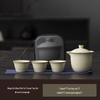 DARUNYAO Ru Kiln Portable Quick Cup Tea Set