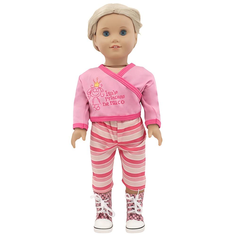 

Одяг для ляльки Топ+Штани Боді для 18-дюймової американської ляльки та 43-сантиметрової ляльки-реборн Одяг Аксесуари Іграшки для дівчинки Our Generation only clothes