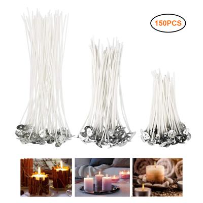 150PCS 9/15/20cm Candle Wick Cotton Thread Round Wick for Candle Wax