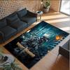 Personalized Crystal Velvet Carpet Custom Name Text,Call of Duty Anti Slip Area Rug For Home Decoration