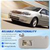 For Toyota Auris Corolla 2007 - 2013 Car Interior Sun Visor with Mirror Sun Shade Left Driver Side Gray Beige Right Side