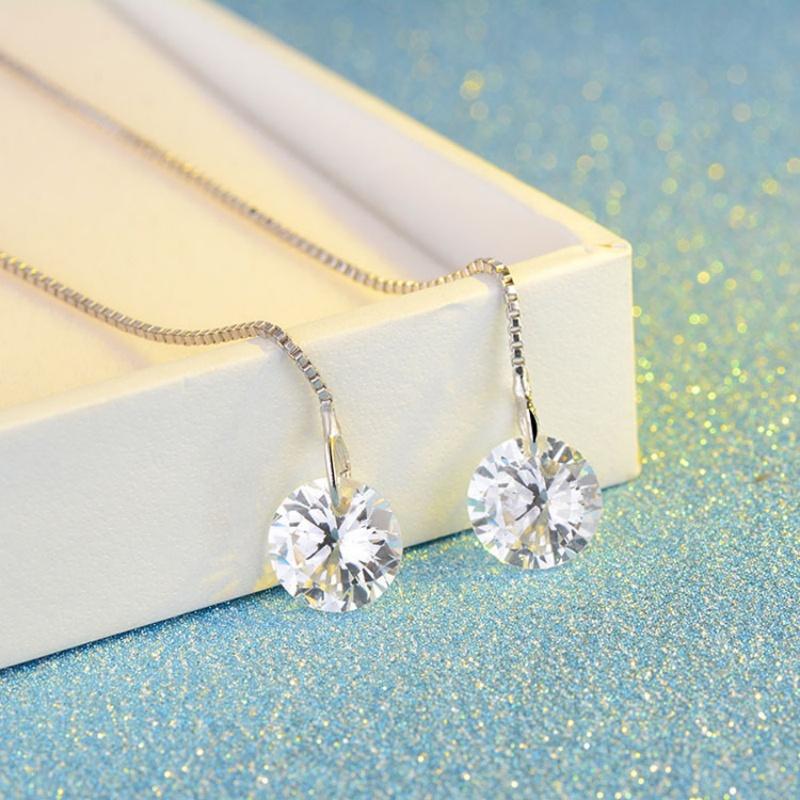 Long Section Of The Flow Thieves 2025 New Fashion Long Section Tassel Crystal Earrings Wholesale Zircon