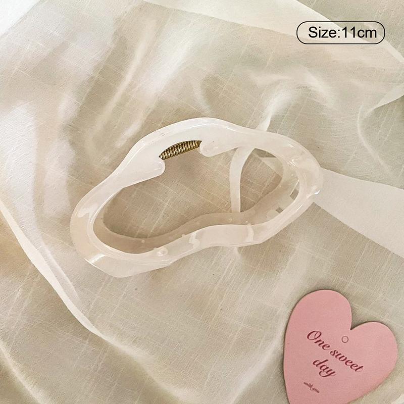 

Желейные белые заколки-крабы для волос для женщин, элегантные акриловые заколки, заколки-крабы, головные уборы, корейские аксессуары для волос для девочек, подарки 04