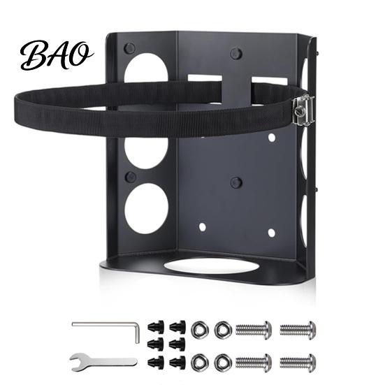 Truck Bed Tank Bracket Propane Mounting Bracket, Adjustable Stainless Steel Strap Design, Heavy Duty Rust Resistant Gas Bottle Holder for Outdoor