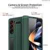 Z Fold 7 6 5 4 Hinge Case for Samsung Galaxy Z Fold 7 6 5 4 Case Wristband Front Glass Wrist Strap Stand Protect Cover Funda