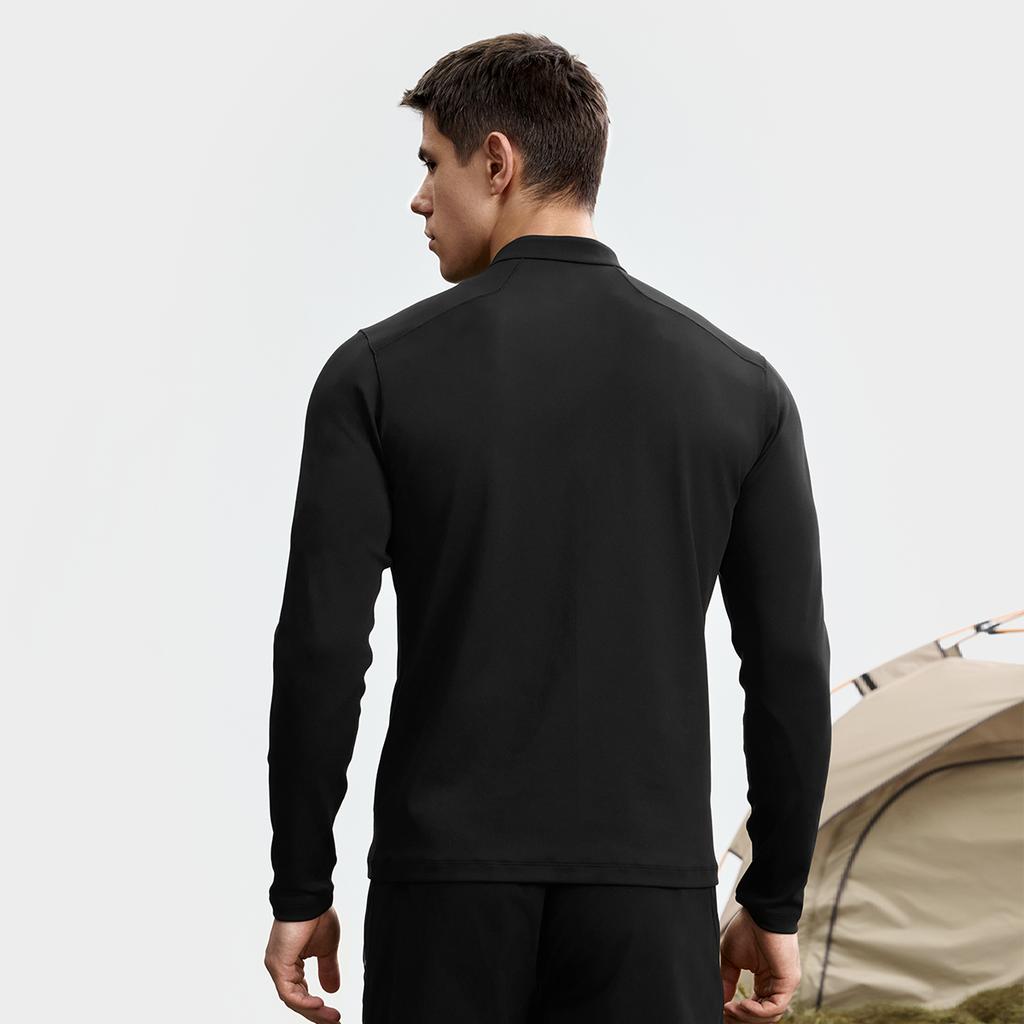 New FILA Fitness T Shirts Men's Pitch Black A11M531201FBK