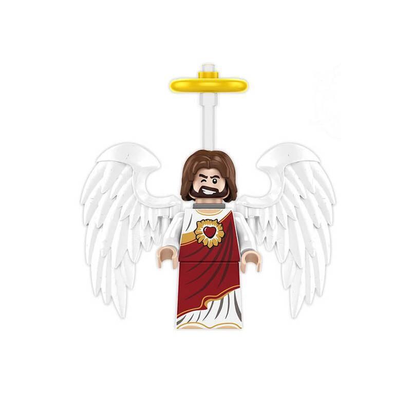 Angel Building Blocks Toy Set With Abs Plastic For Diy Kids Creative Play