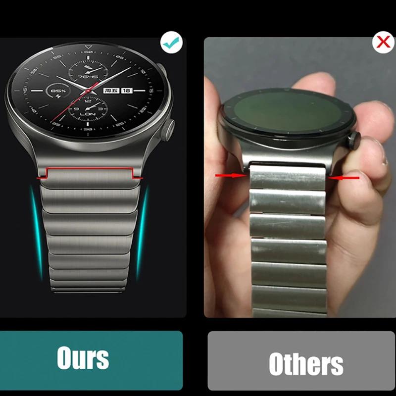 22mm kovový řemínek pro Huawei Watch 4/3/GT4-3-2 Pro/Samsung Watch 3/Gear S3 nerezový náramek pro Amazfit GTR/Stratos řemínek