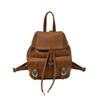 Commuter Texture Handbag Women Niche Design Big Bag Schoolbag Autumn Retro Multi-function Large Capacity Backpack