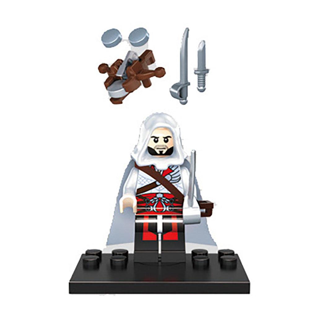 Minifigurines Assassin's Creed Série Kenway Firenze Brique de Construction Assemblée Jouet Rotatif Cadeaux d'Anniversaire pour Enfants
