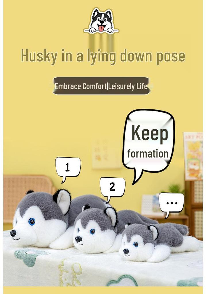 Cute Husky Plush Toy - Perfect Birthday Gift for Kids