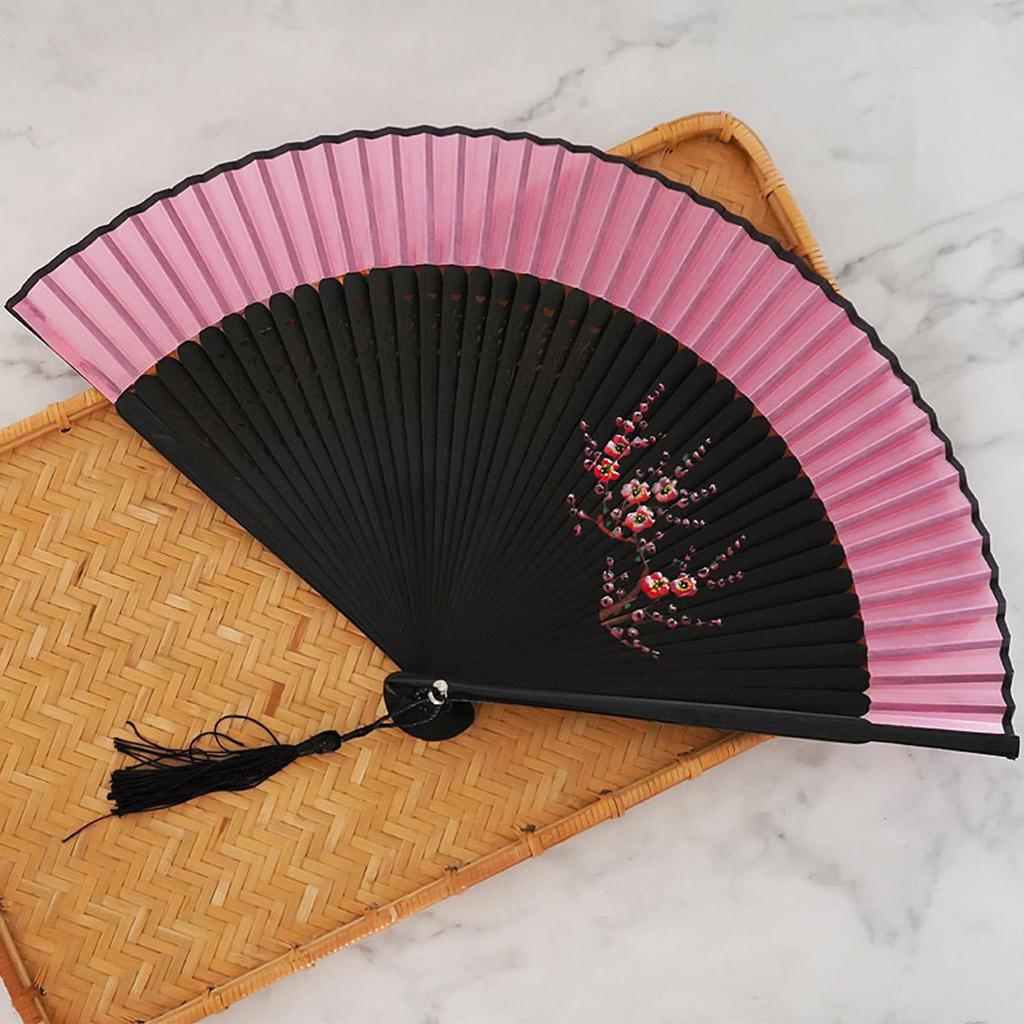 Vintage Folding Hand Fans for Women Wedding Festival Dance Gift Performances