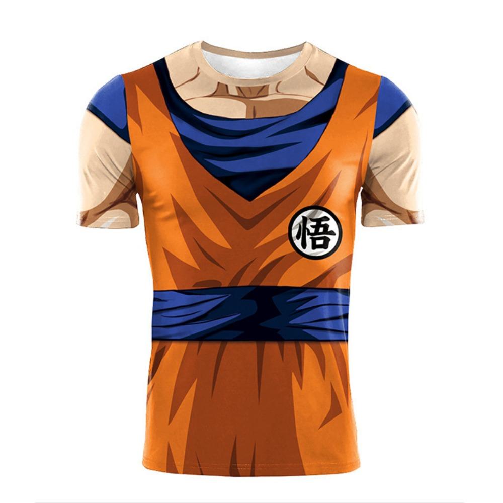 9 Colors Fashion Dragon Ball Women Men's Casual Printed Short Sleeve VEGETA Cosplay T-shirts