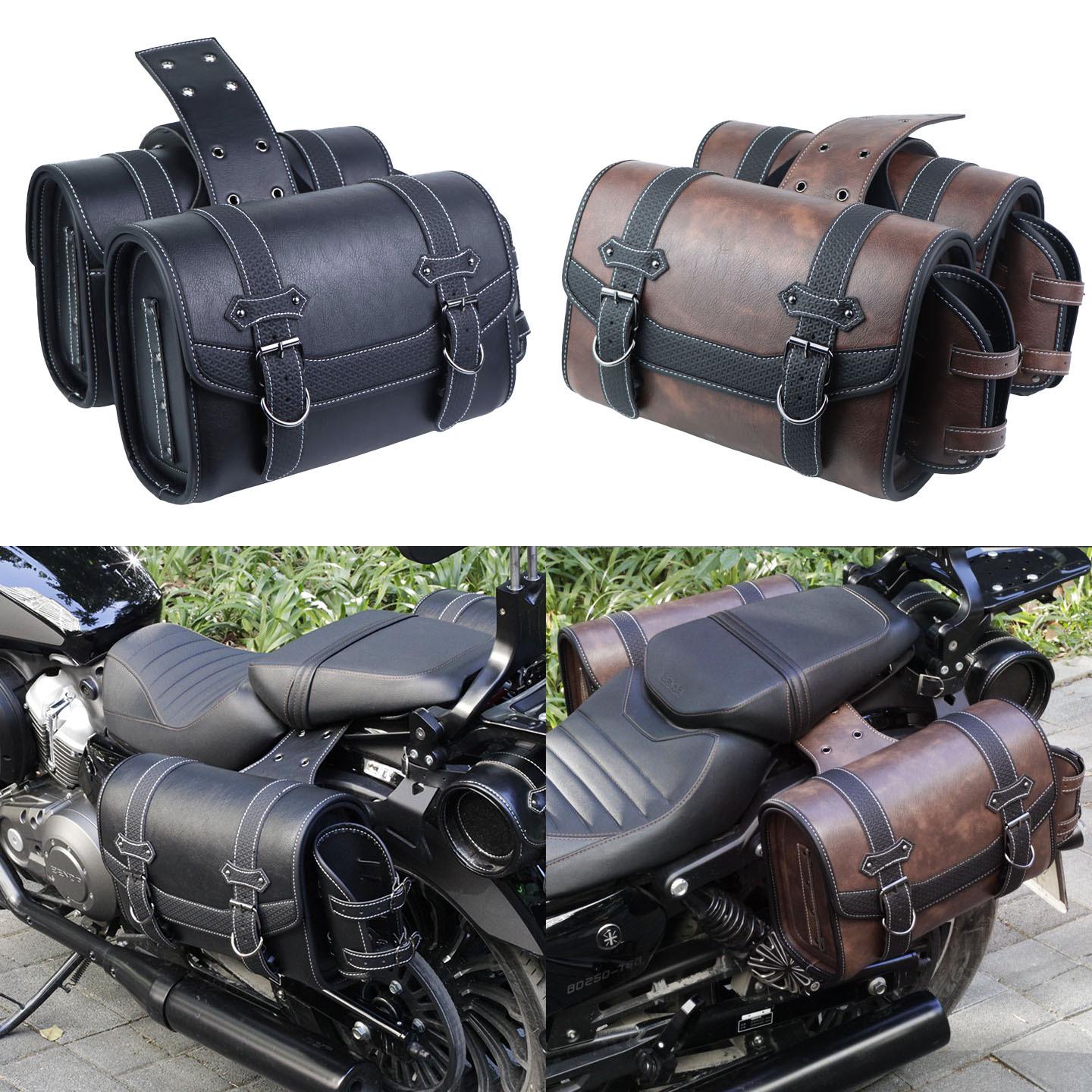 Waterproof Retro Electric Motorcycle Tool Bag - Harley Benta Xinyuan Modified Rider Edition V12