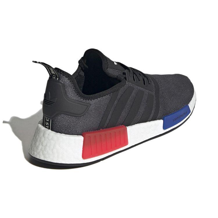 adidas NMD_R1 Black OG 2023 Unisex Sneakers Core-Black Semi-Lucid-Blue Glory-Red HQ4452
