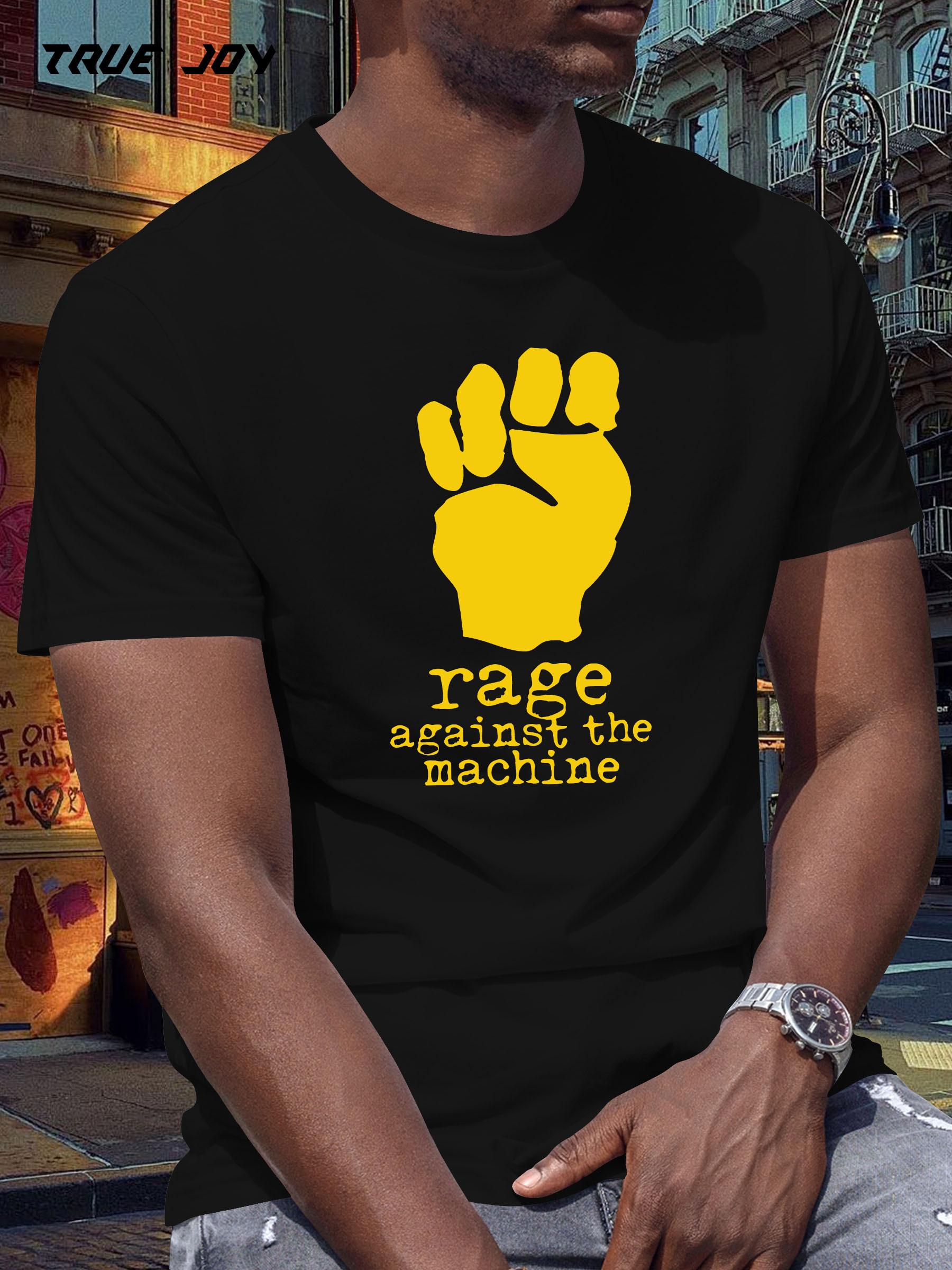Rage Against The Machine Graphic T-shirt - Bold Raised Fist Print M