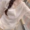 2025 Summer Summer Models, Thin Outer V-neck Embroidered Shirt, Women's Outer Wear Short-sleeved Top