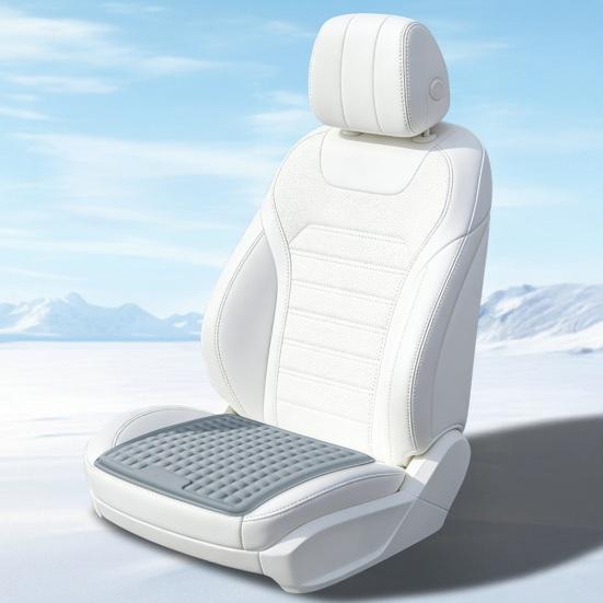 Cooling Gel Seat Cushion for Office Gaming Chair Breathable Ice Silk Pad for Car Summer Pressure Relief Mat for Long Sitting