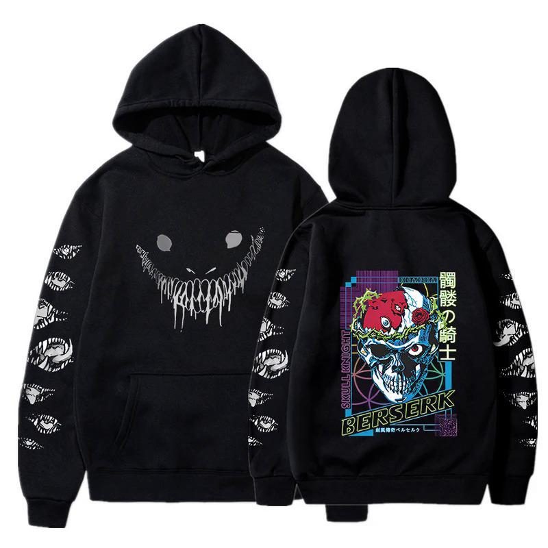 Stylish Anime Graphic Hoodies for Men Hoodies